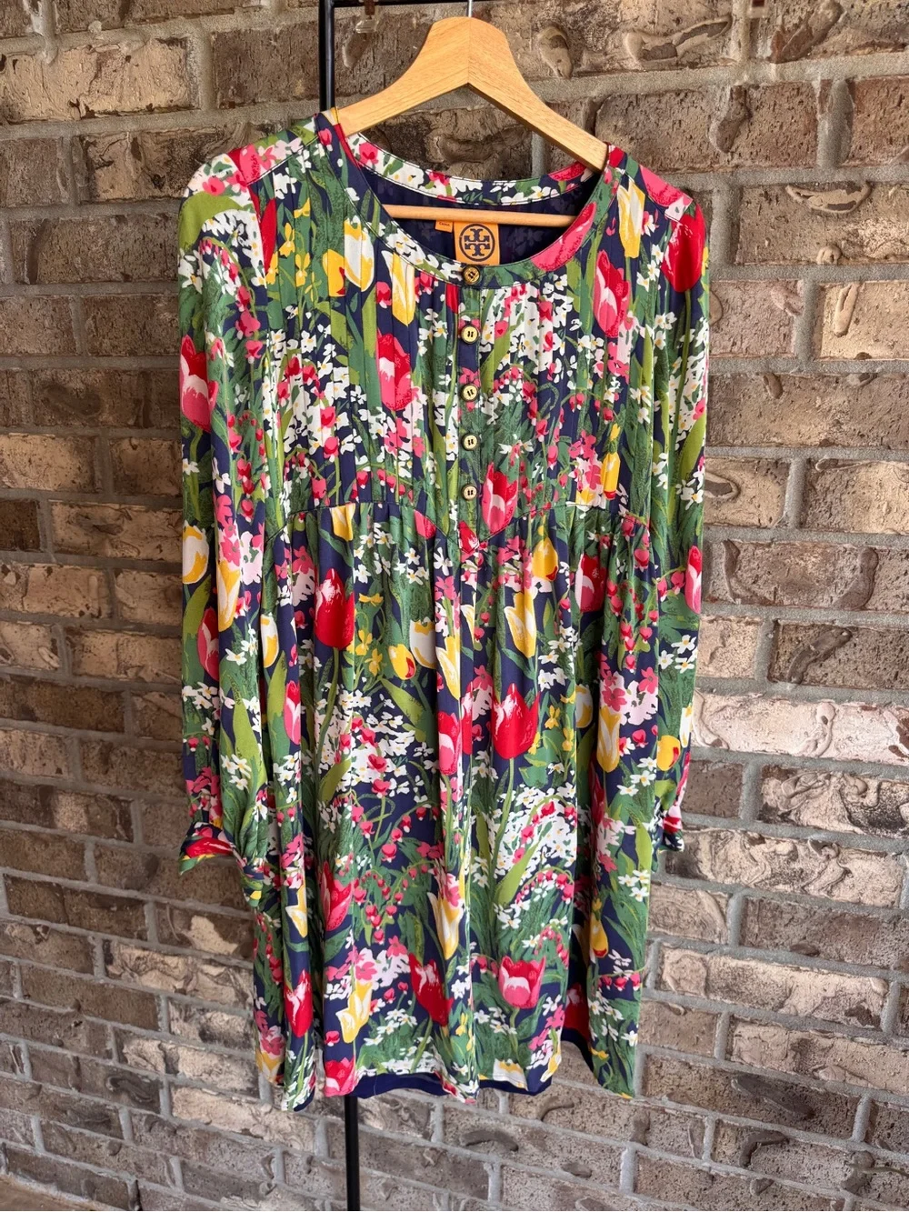 Tory Burch Spring 2010 Runway Floral Silk Dress Size 4 Archive